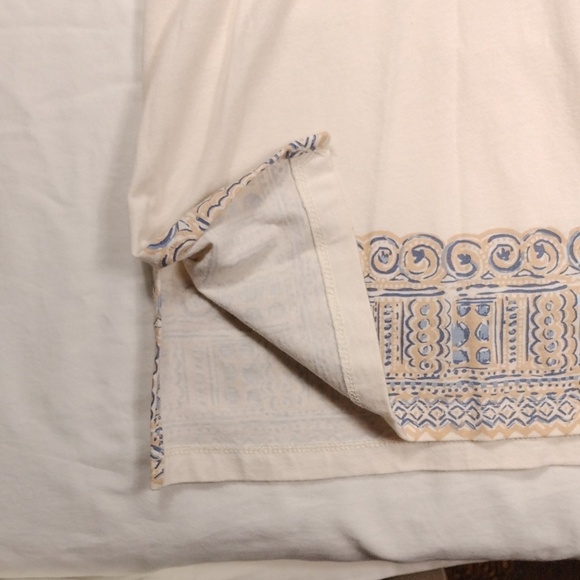 Ruby Rd Embroidered Cream Top Size Small - Picture 4 of 9